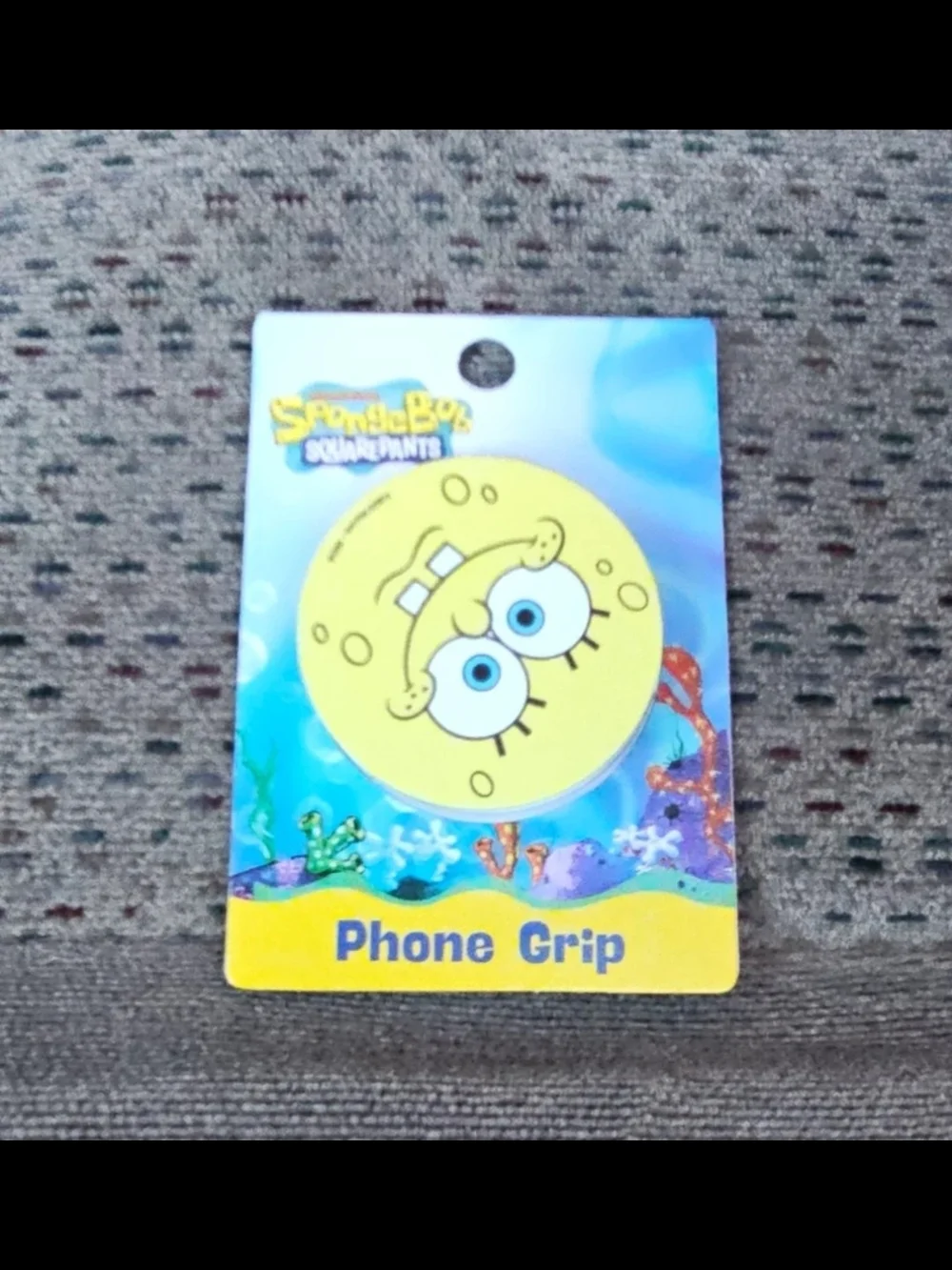 Nickelodeon SpongeBob SquarePants Round Phone Grip BNIB